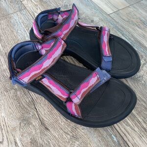 TEVA Hurricane XLT2 Sandals Women's Size 7 EU 38 Vista Blue Indigo Colorful